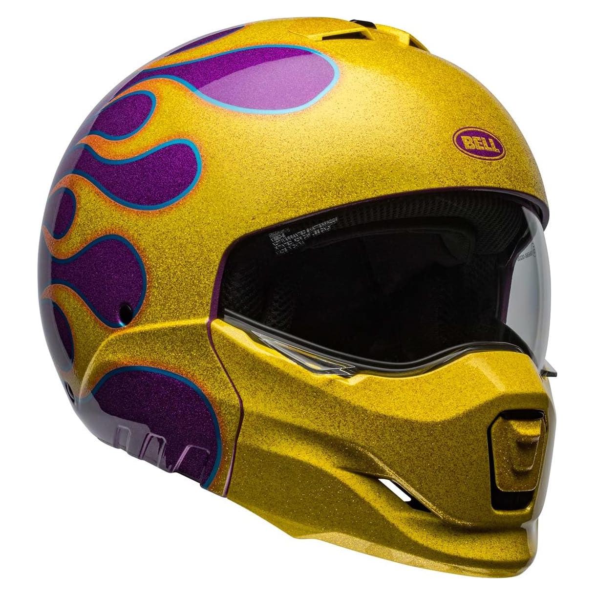 Casco Broozer BELL X-Grande Brillo Púrpura/Amarillo