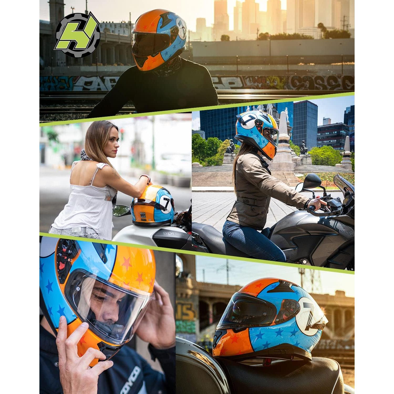 Casco HAX Impulse L de cara completa con Pinlock y UV