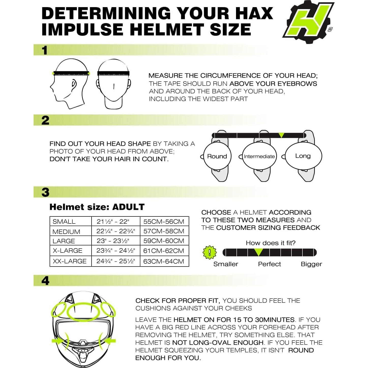 Casco HAX Impulse Amarillo Doble Visera 2,09 kg