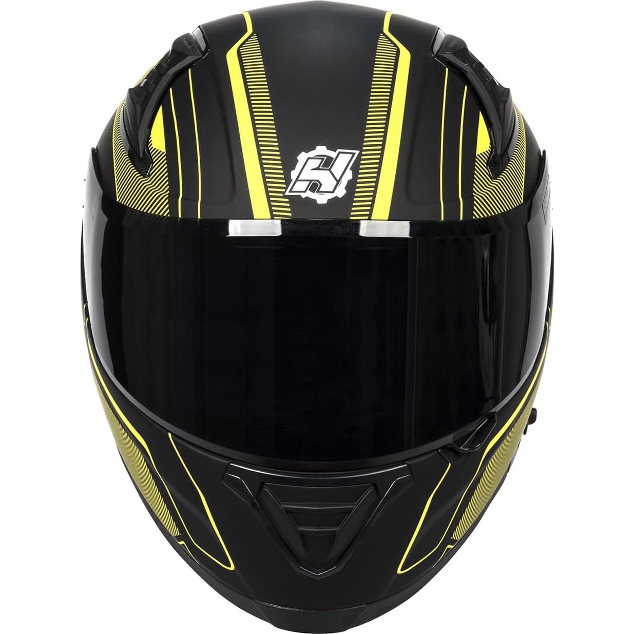 Casco HAX Impulse Amarillo Doble Visera 2,09 kg