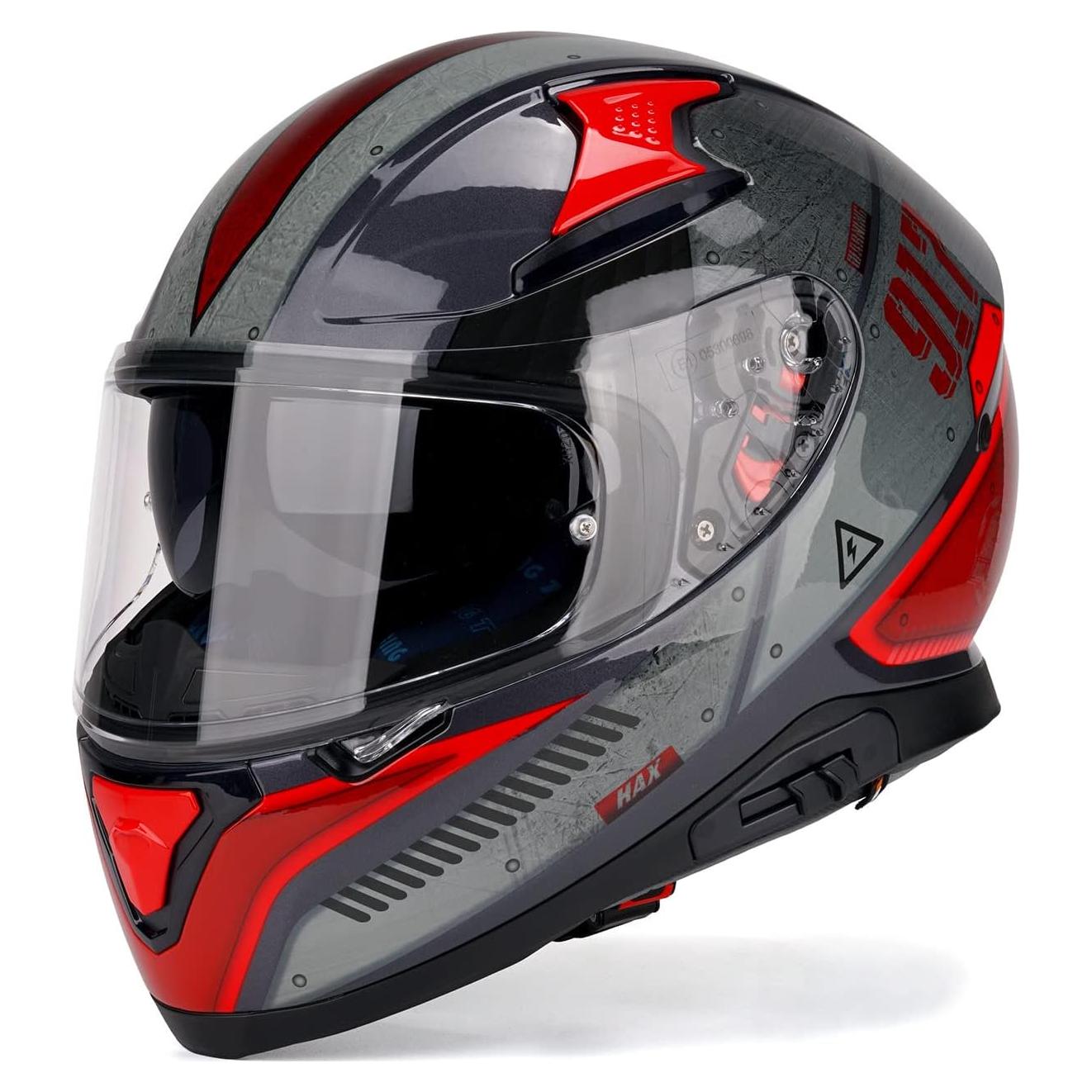 Casco HAX Hax Impulse XL Duro Rojo con Ventilación