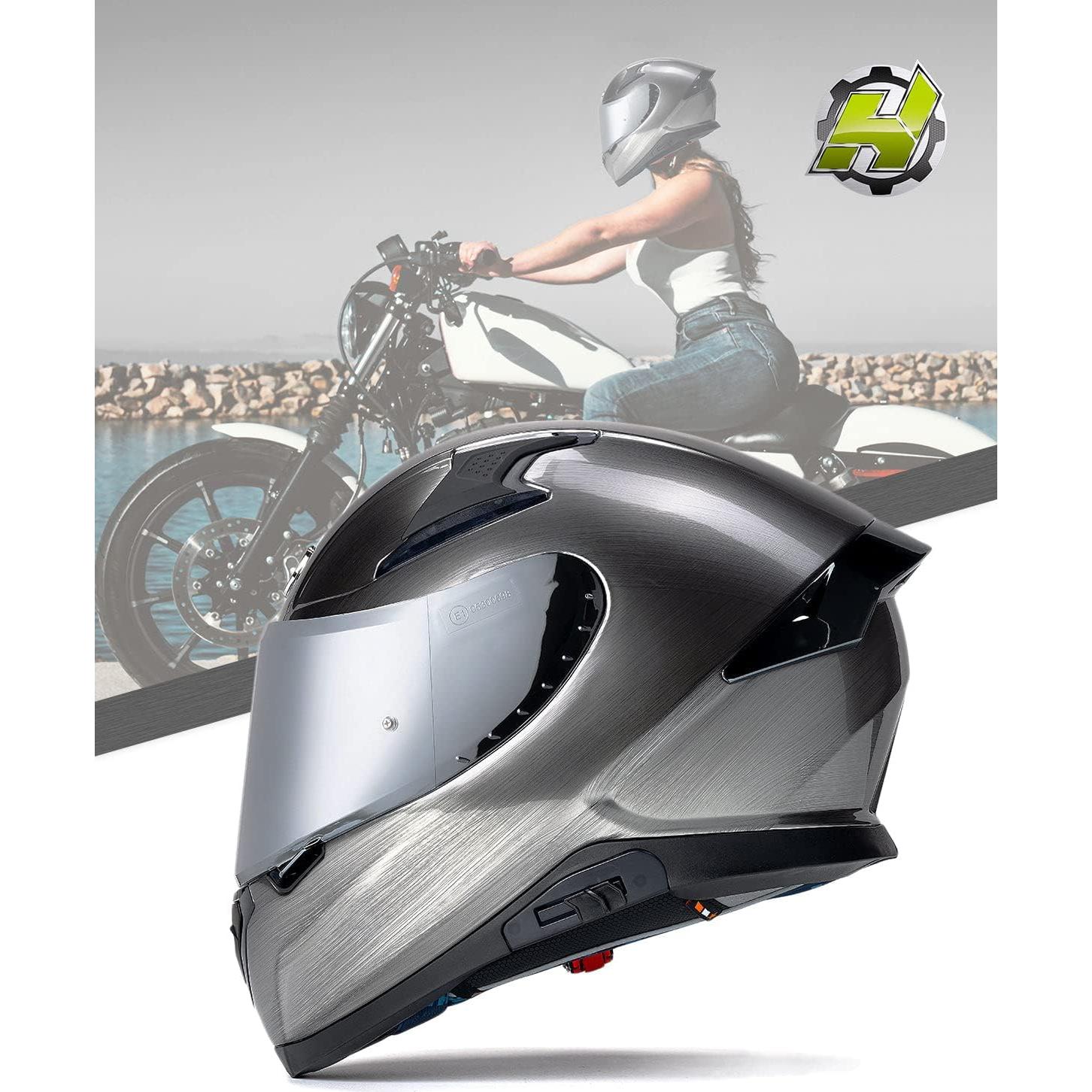 Casco HAX Hax Impulse XL Doble Visor y Acolchado Mejorado