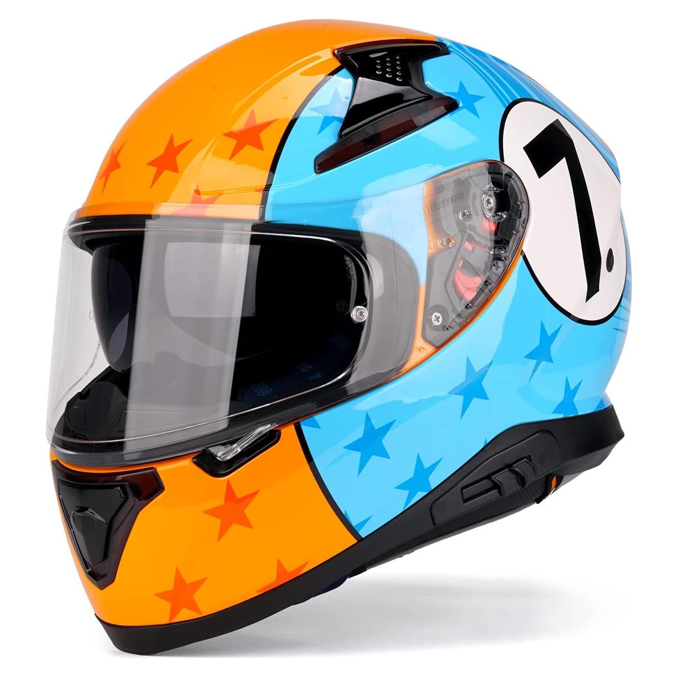 Casco HAX Impulse S para motocicleta con visor Pinlock