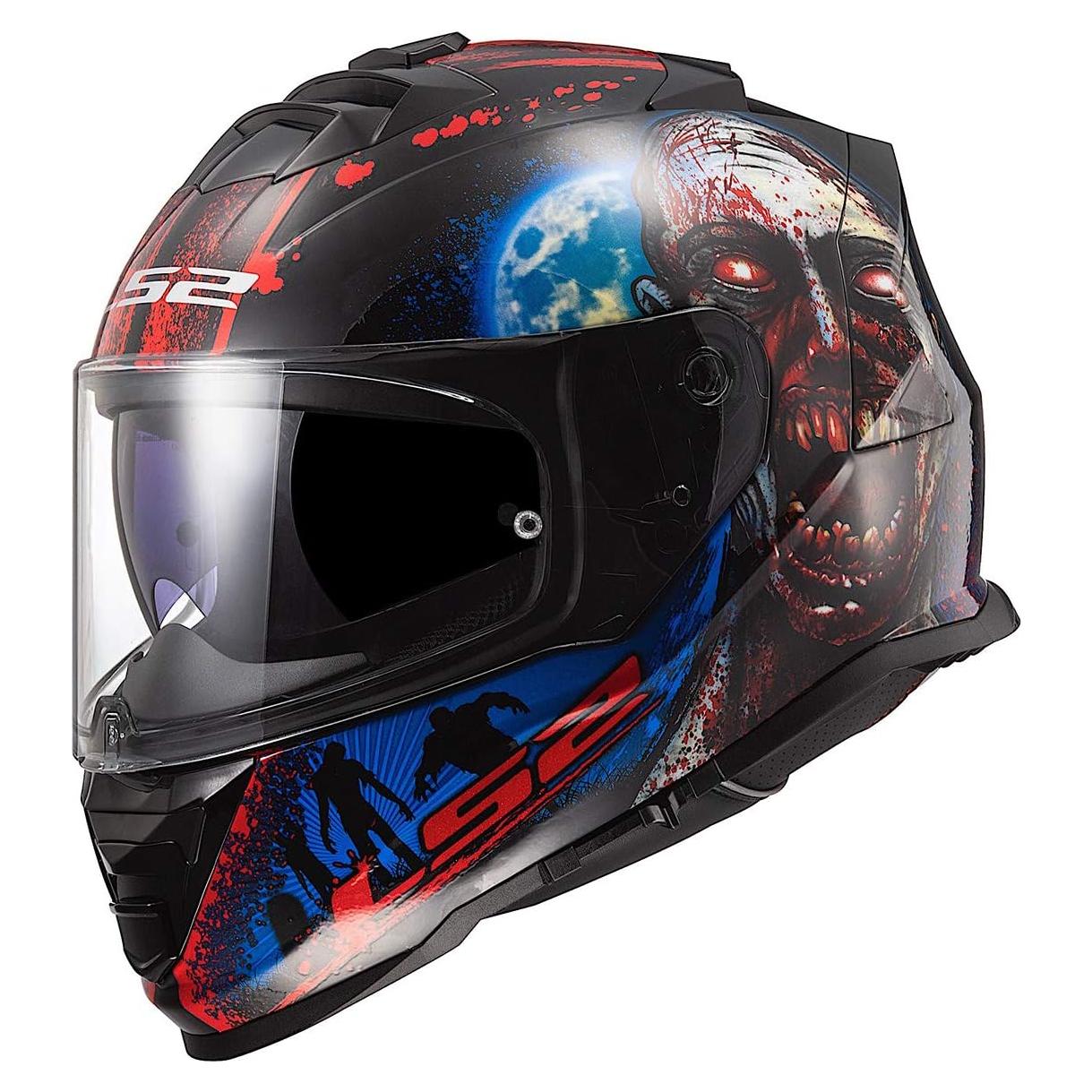 Casco LS2 Helmets Assault Full Face KPA Negro/Brillo