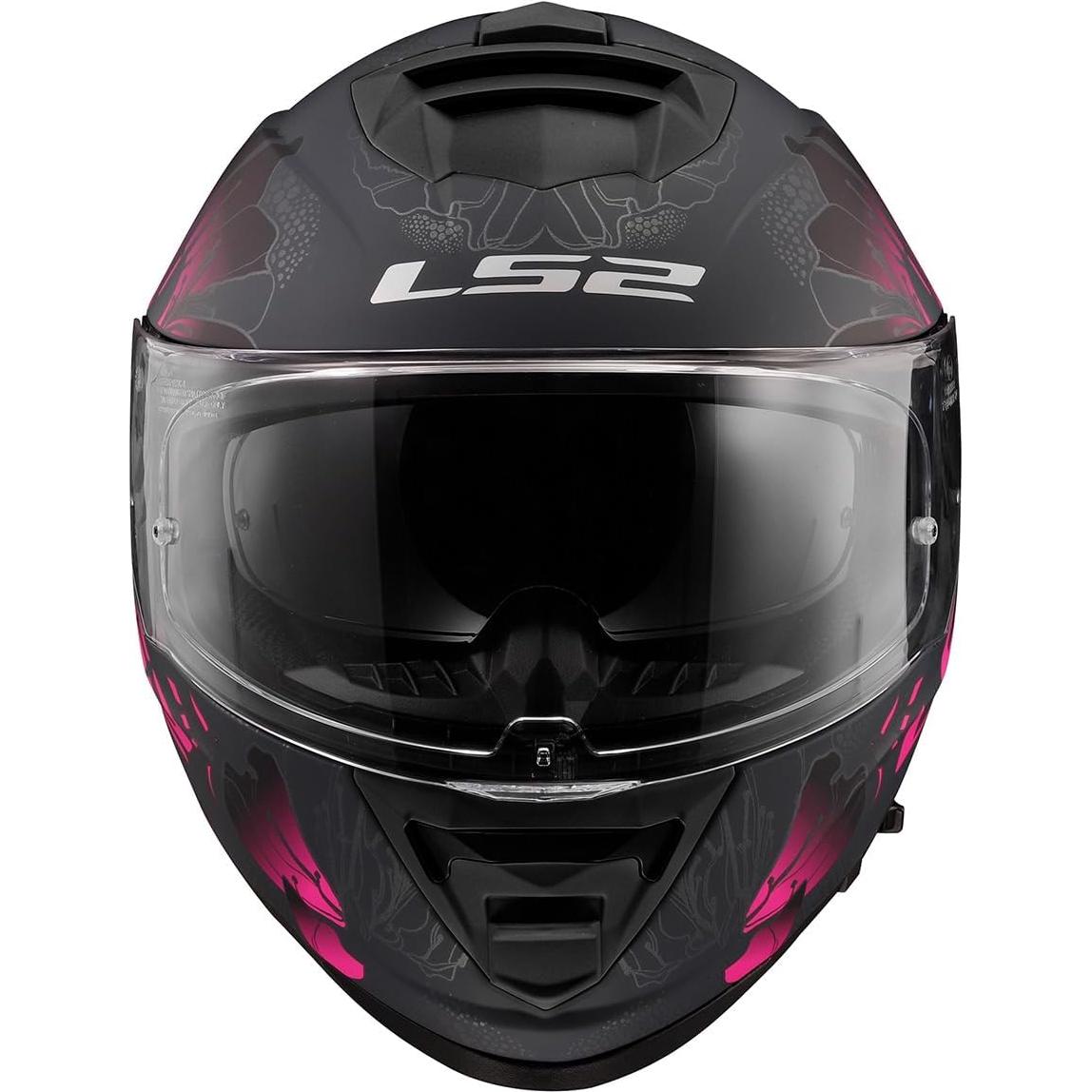 Casco LS2 Helmets Assault Full Face KPA Negro Mate/Púrpura