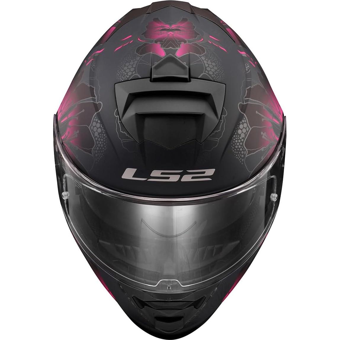 Casco LS2 Helmets Assault Full Face KPA Negro Mate/Púrpura