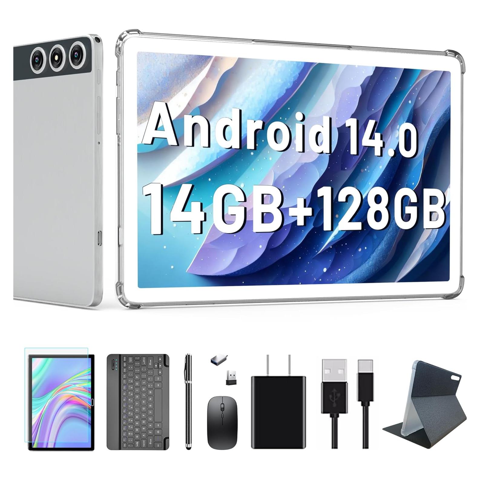 Tableta KADYBE D106 10" Android 14 14GB RAM 128GB 4G