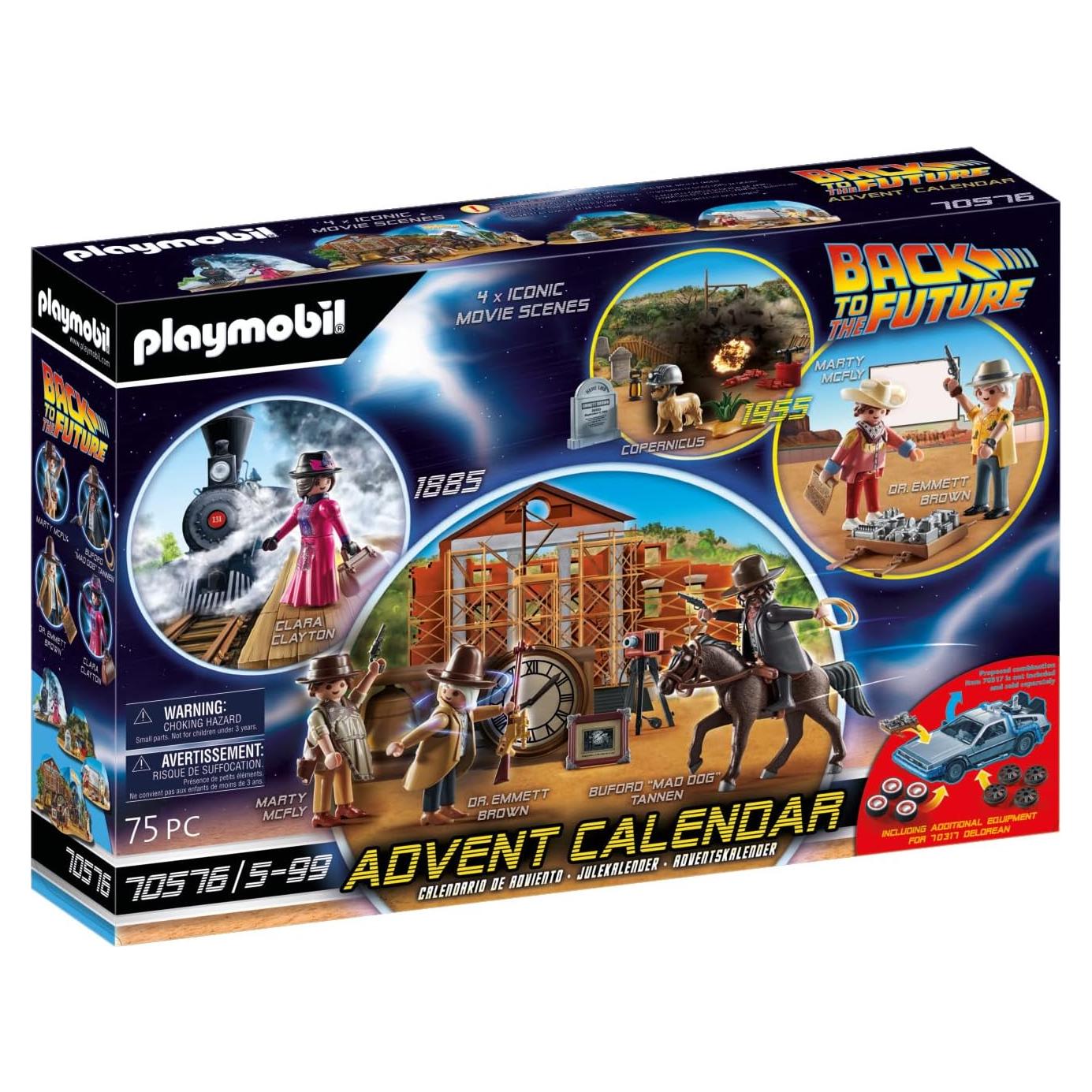 Calendario de Adviento PLAYMOBIL Regreso al Futuro 1885
