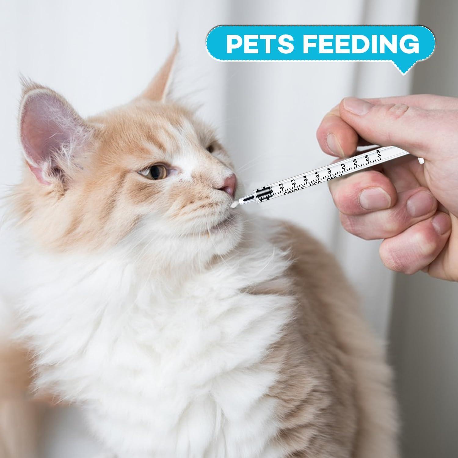 60 Jeringas de 1ml con Tapa TENKAIWICK para Medicamentos