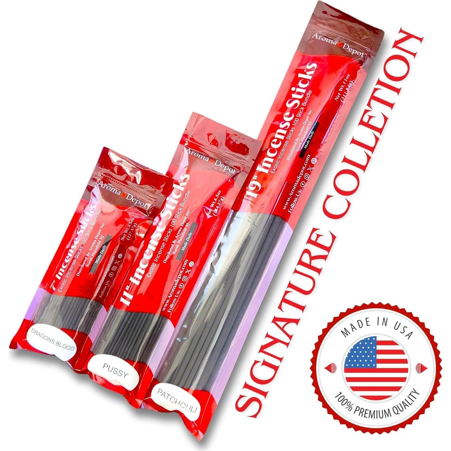 Varitas de Incienso Aroma Depot Frankincenso y Mirra 28 cm