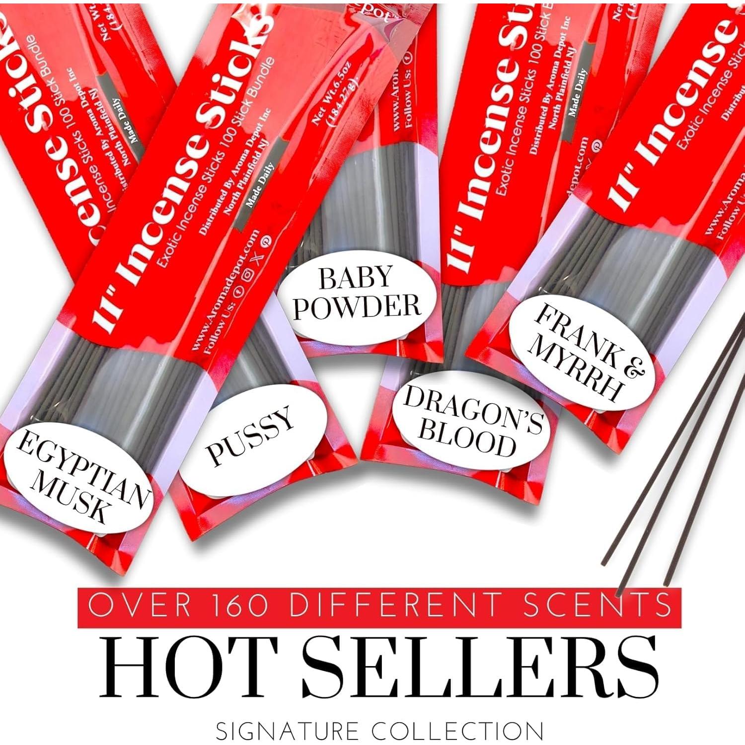 Varitas de Incienso Aroma Depot Frankincenso y Mirra 28 cm