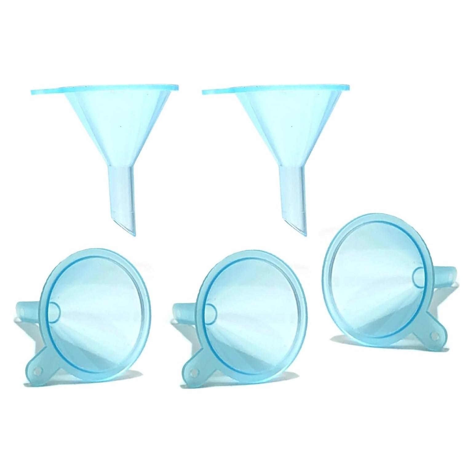 Mini Embudo 5-Pack TitanOwl para Cocina y Laboratorio Azul