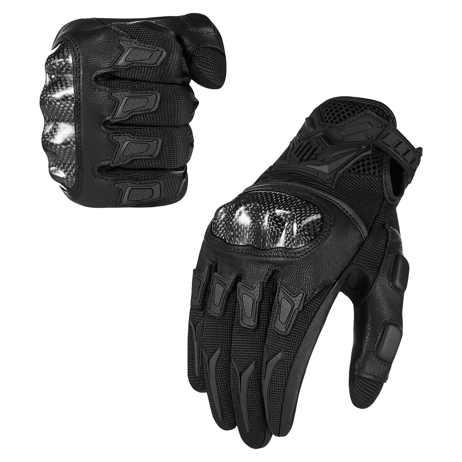 Guantes de Motociclismo ILM GST301 Táctiles y Resistentes XL
