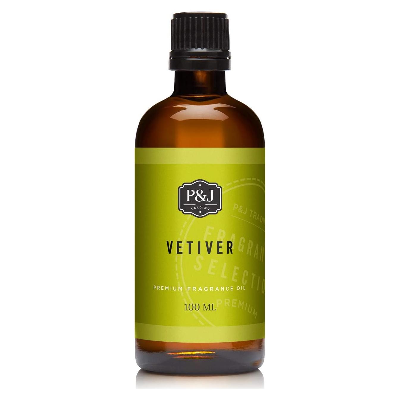Aceite de Fragancia P&J Vetiver 100ml - Aromas para Velas y Jabones