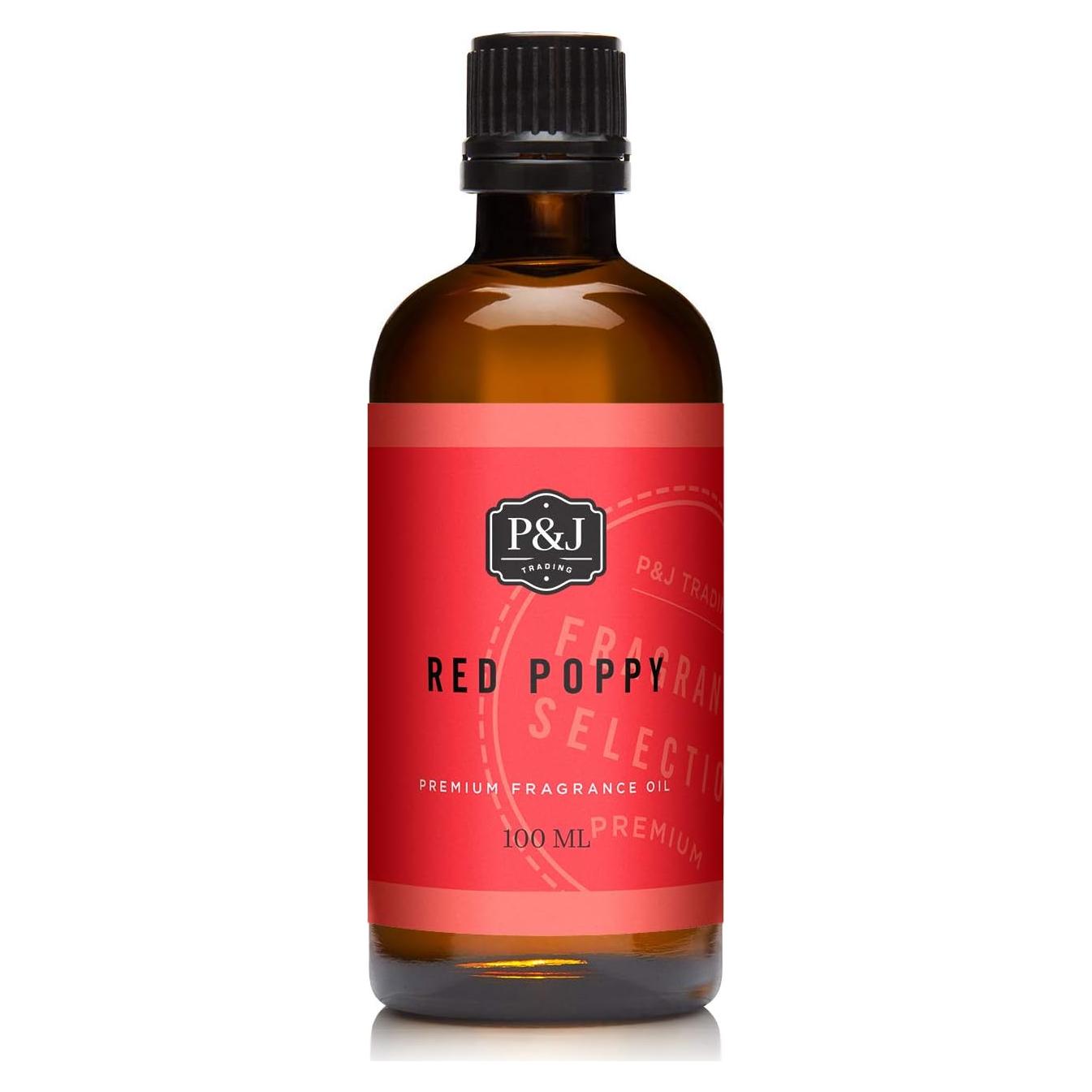 Aceite de fragancia P&J 100ml - Amapola roja para velas y jabones