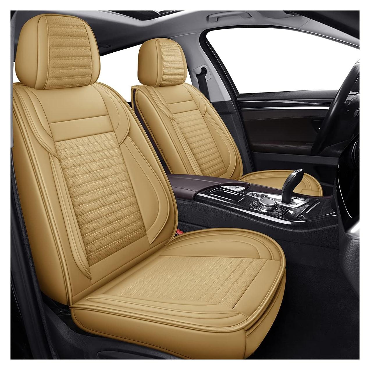 Funda de Asiento de Coche LINGVIDO Beige Universal para SUV