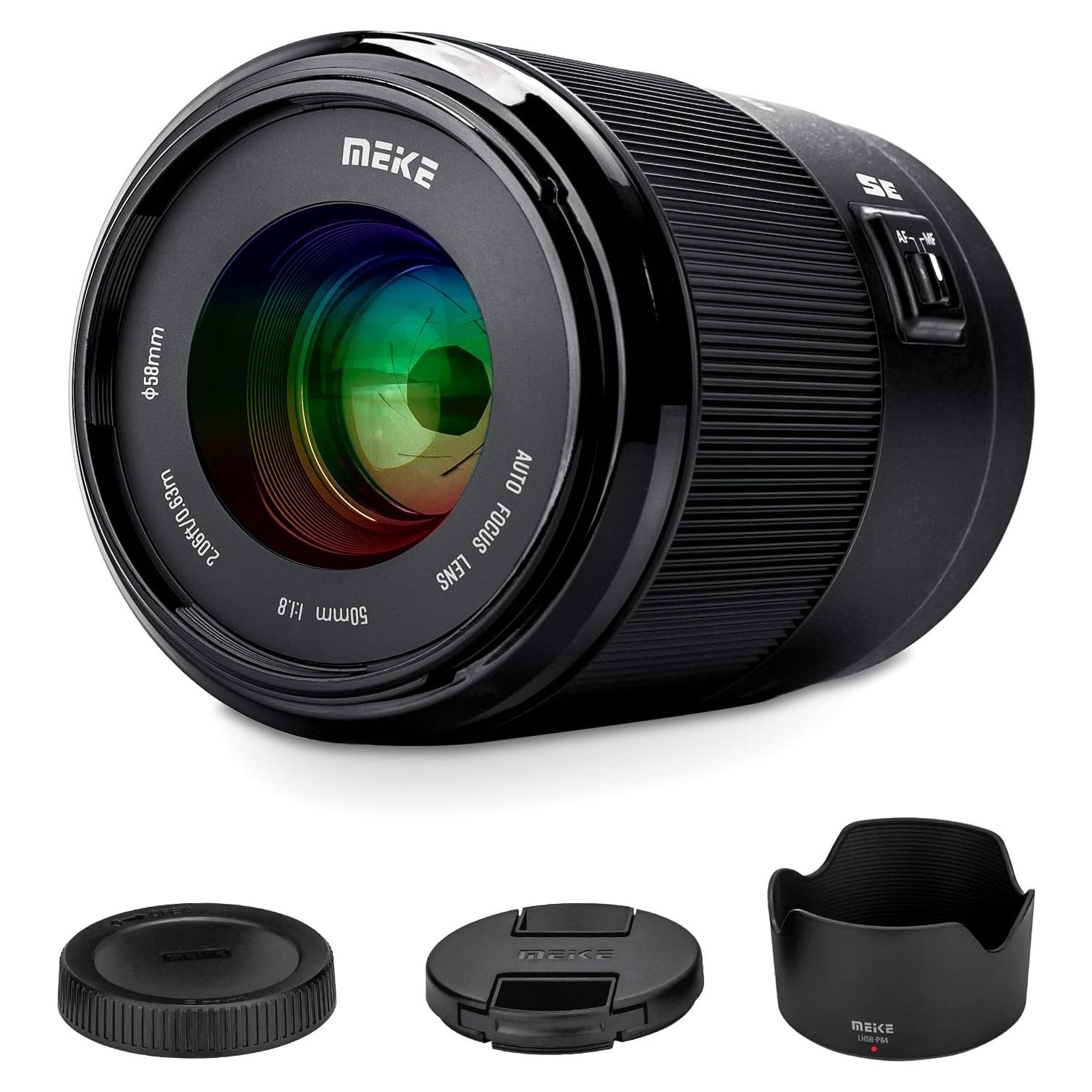 Lente Meike 50mm F1.8 STM para cámaras Nikon Z sin espejo