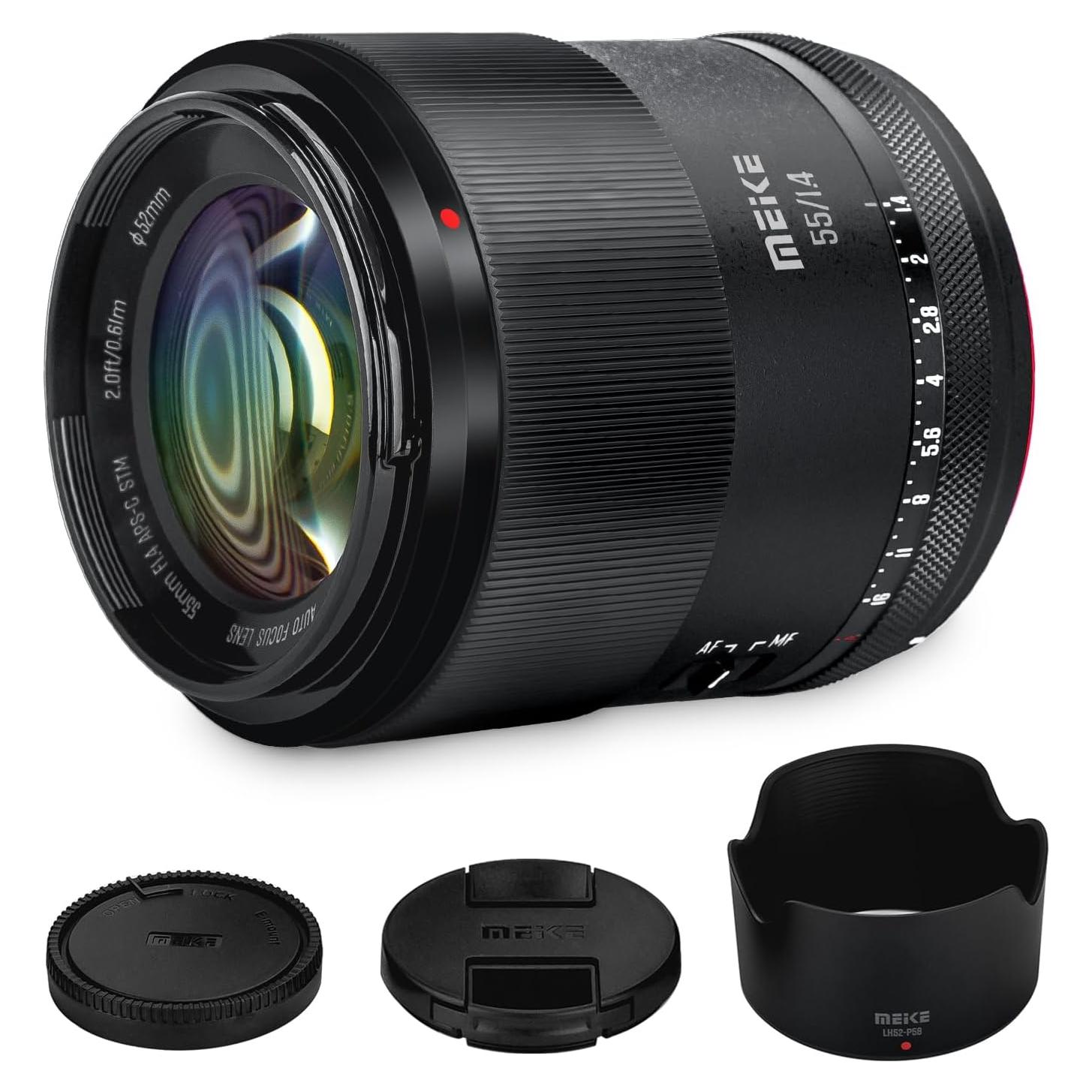 Lente Prime Meike 55mm F1.4 Autoenfoque para Sony E