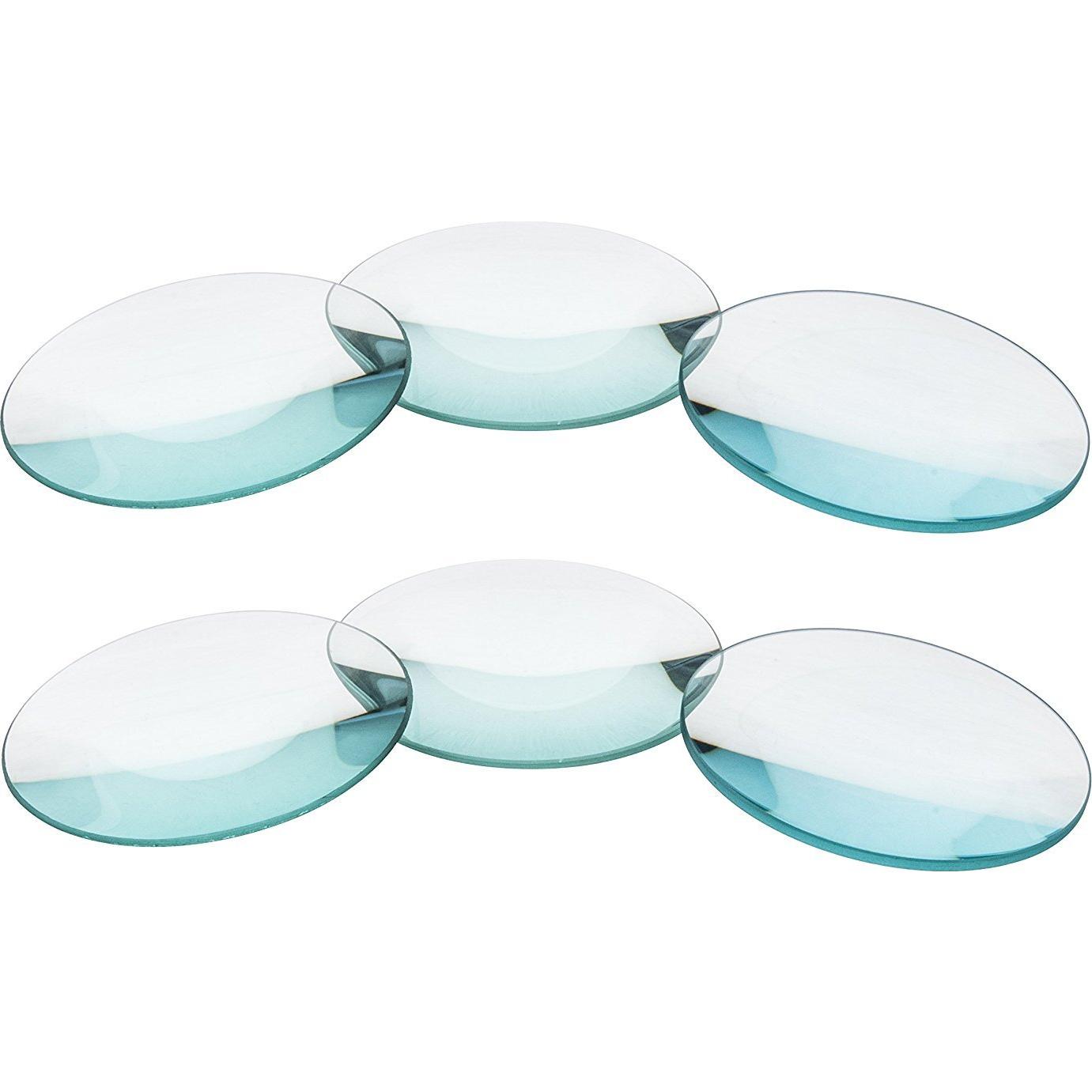 Juego de Lentes Ópticas Eisco 6 Piezas 50mm Vidrio Pulido