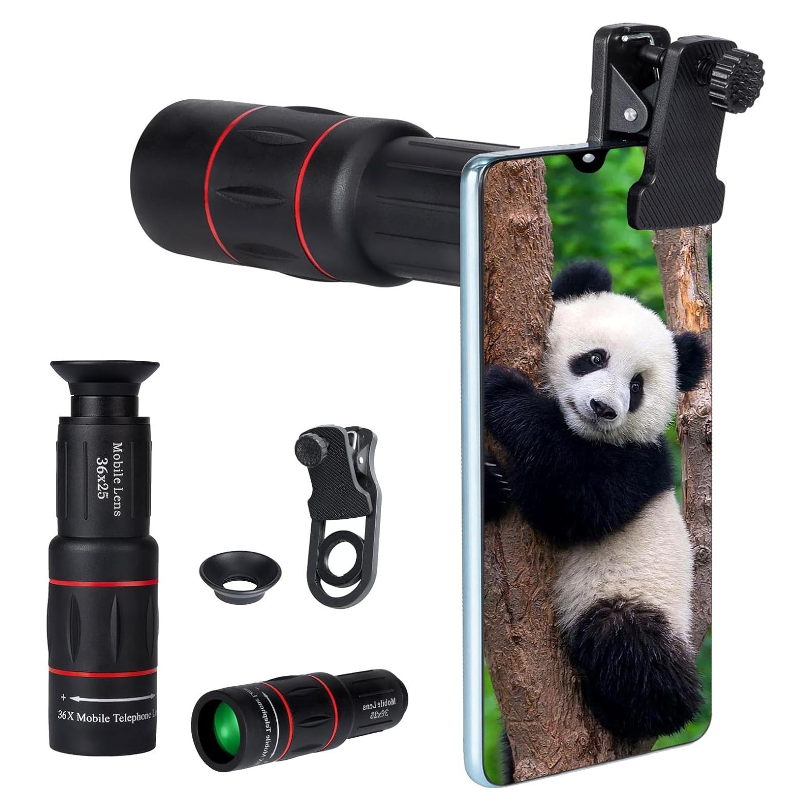 Lente Telefoto 36X MoYinG para iPhone y Android - HD