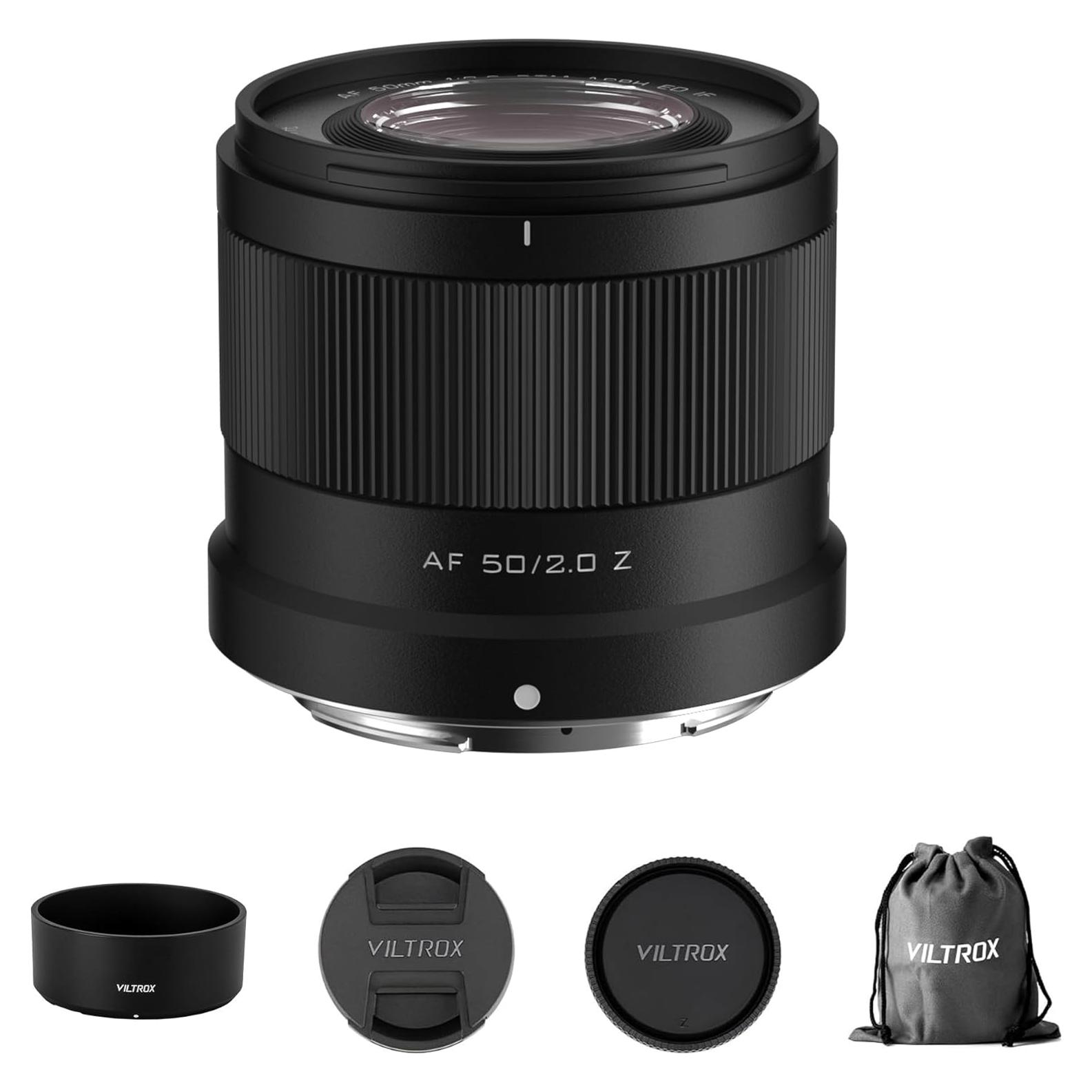 Lente VILTROX 50mm F2.0 Montura Z para Nikon - Enfoque Automático