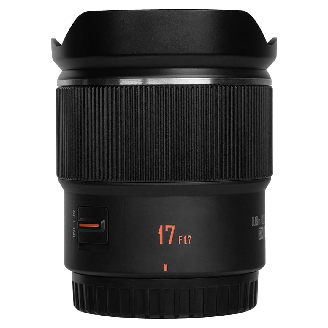 Lente YONGNUO YN17MM F1.7 M43 Auto Enfoque 17mm para Cámaras