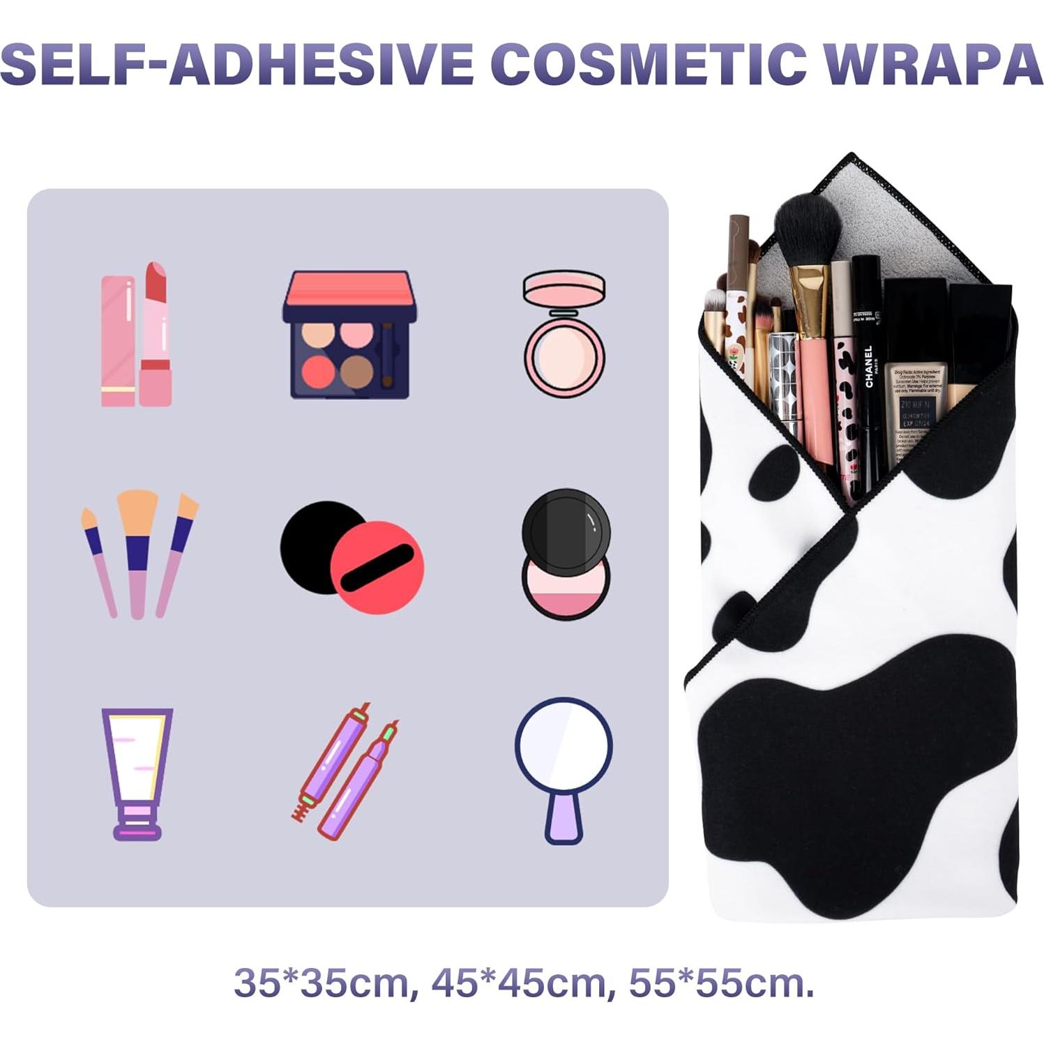 Bolsa de Maquillaje Autoadhesiva Walking Way 45cm Patrón Vaca