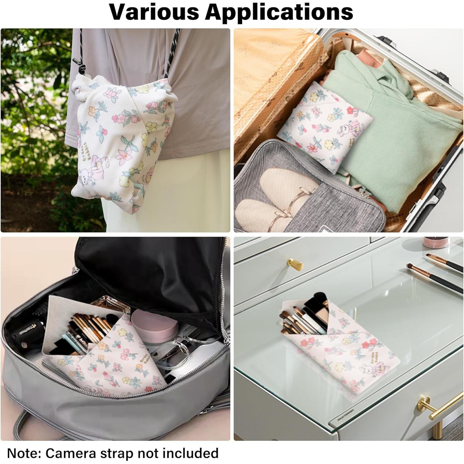 Bolsa de Maquillaje Autoadhesiva Walking Way 45cm Patrón Vaca