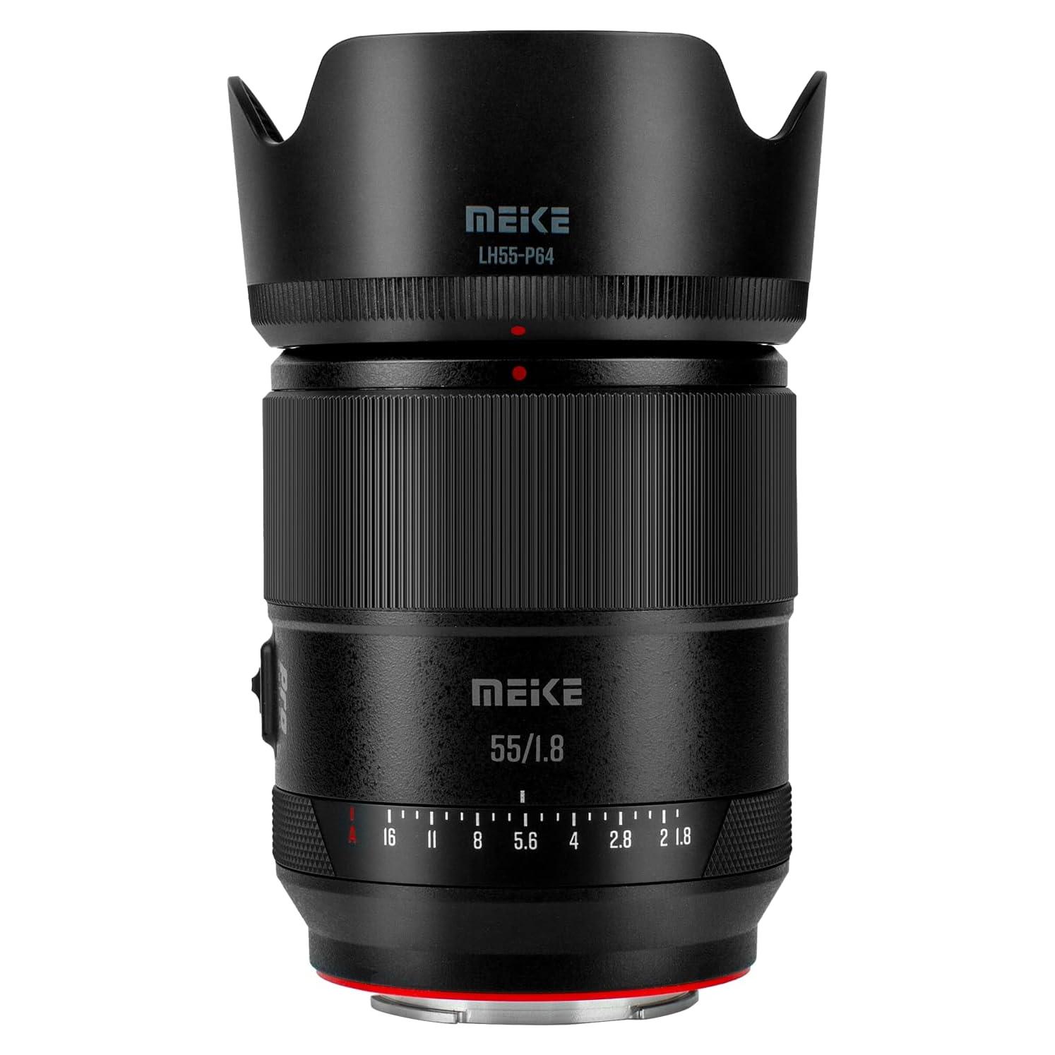 Lente Meike 55mm F1.8 AF para cámaras Sony E - 8K