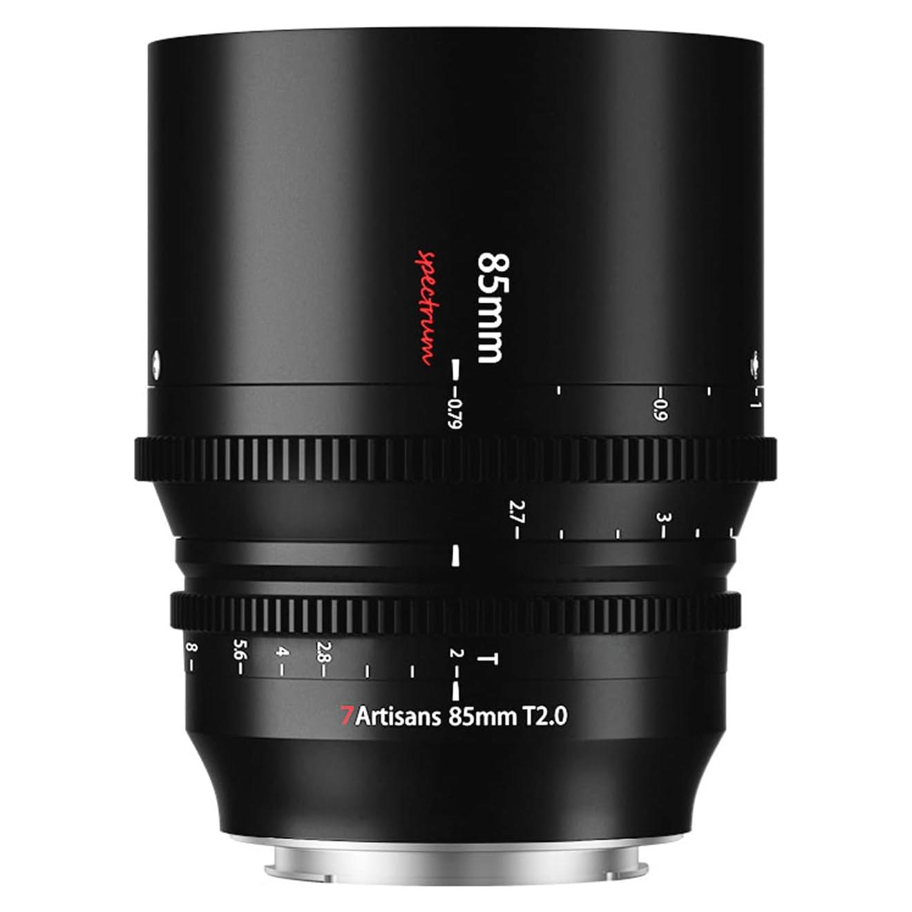 Lente de Cine 7artisans 85mm T2.0 para Cámara Sony E-Mount