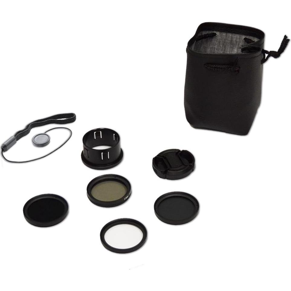 Kit de Filtros 37MM para Drones DJI Phantom 3 - CPL, ND4, ND8, UV