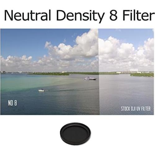 Kit de Filtros 37MM para Drones DJI Phantom 3 - CPL, ND4, ND8, UV