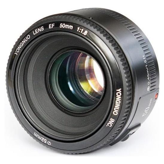 Lente YONGNUO YN50mm F1.8 Auto Enfoque para Canon EOS