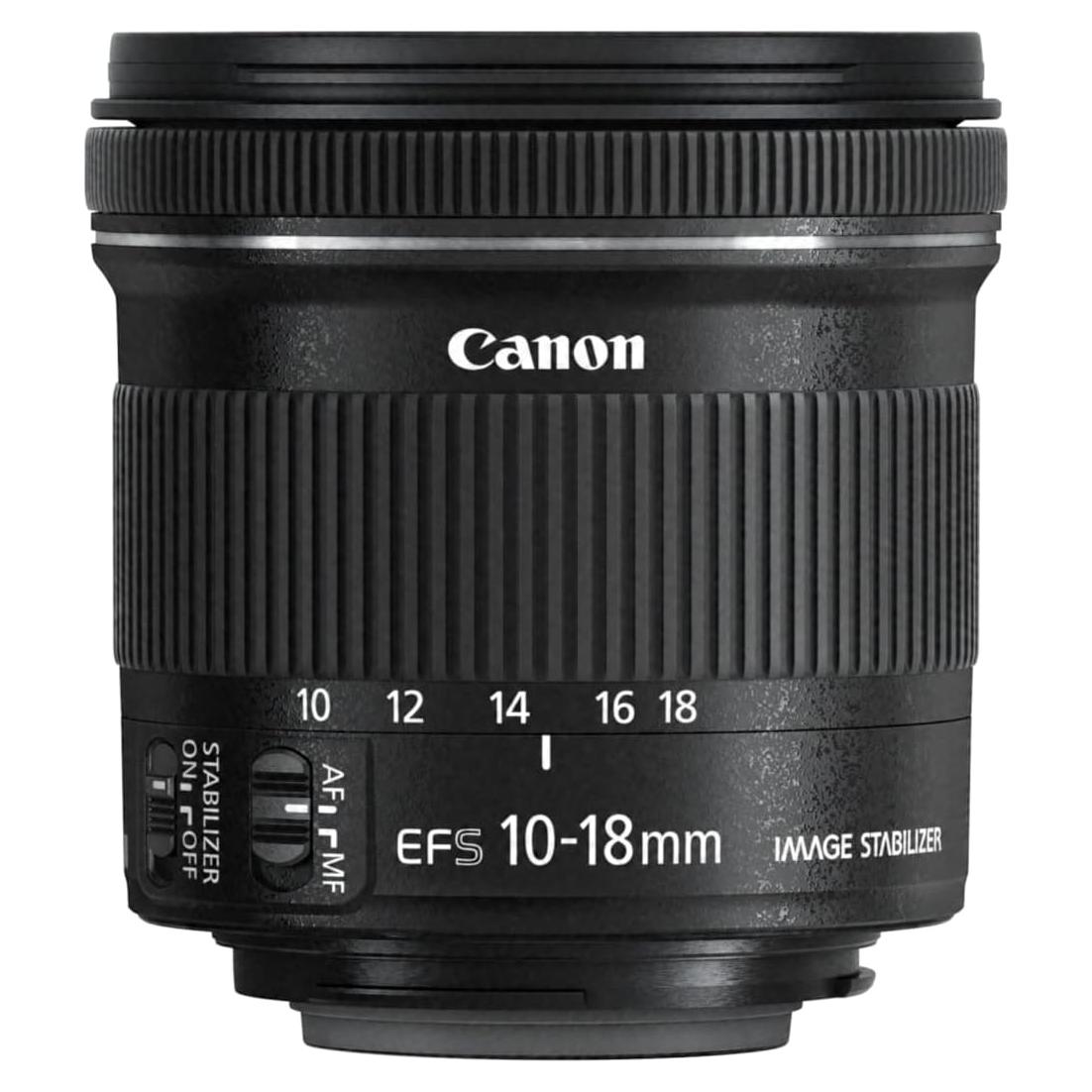 Lente Canon EF-S 10-18mm f/4.5-5.6 IS STM Ultra Gran Angular