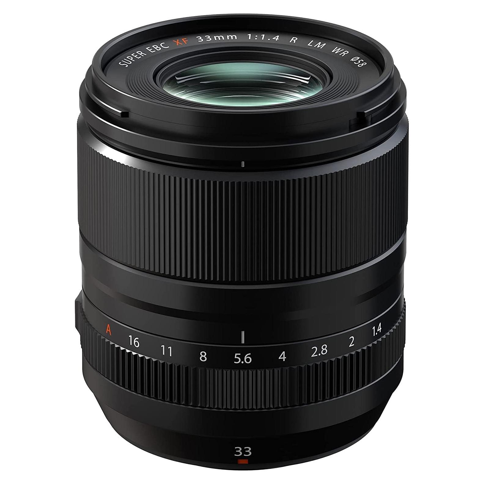 Lente Fujifilm XF 33mm F1.4 R LM WR - 360g, Resistente al Agua