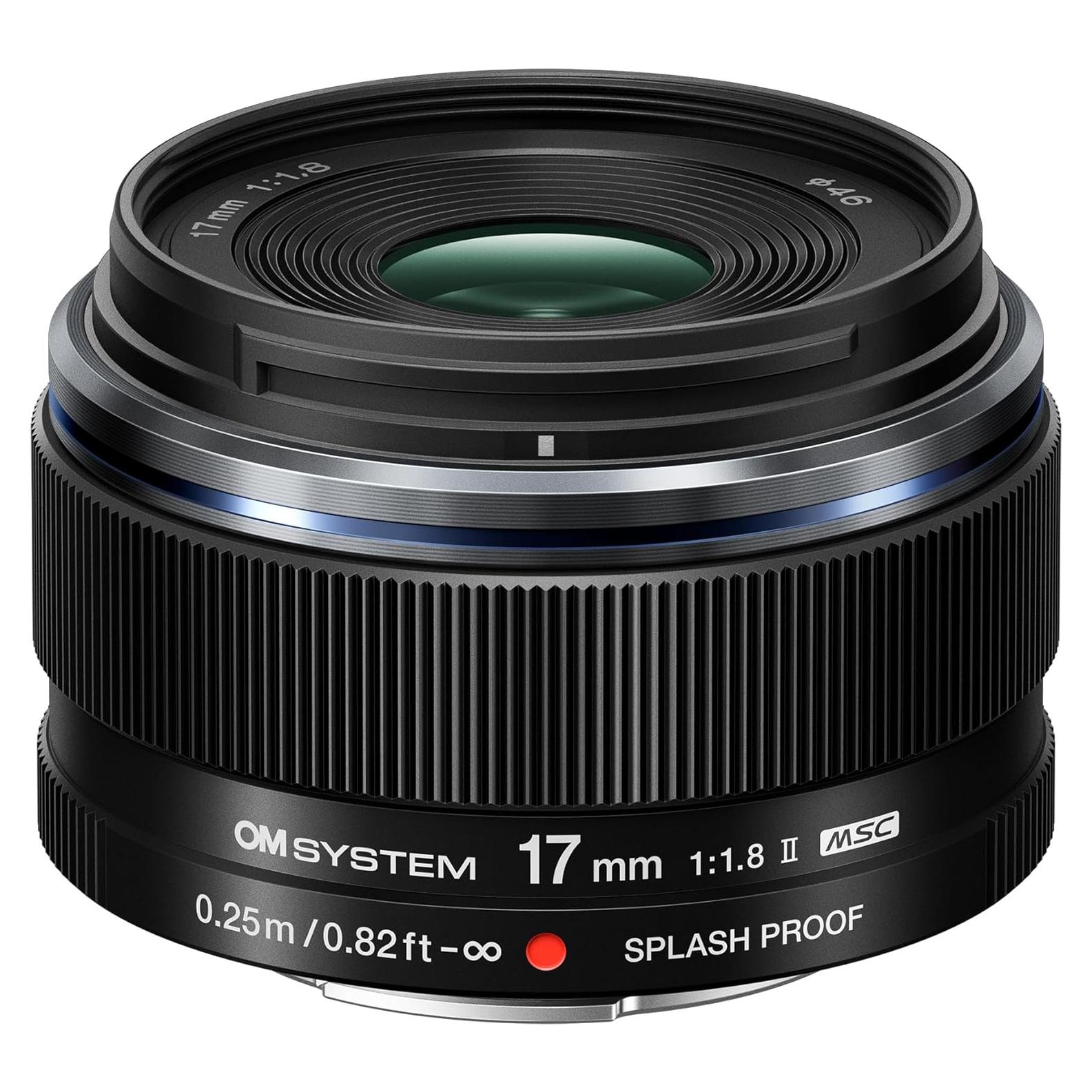 Lente OM SYSTEM M.Zuiko Digital 17mm F1.8 II Compacto