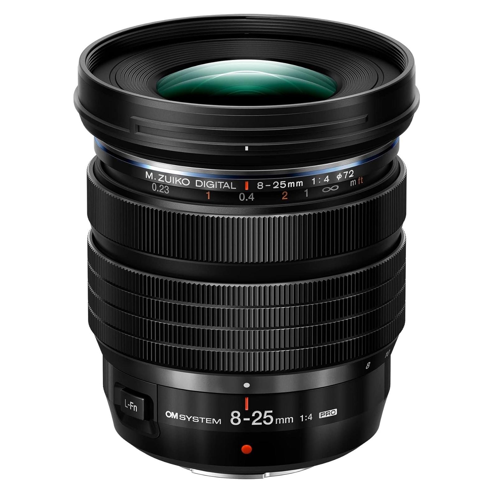 Lente Zoom Gran Angular OM SYSTEM M.Zuiko 8-25mm F4.0 PRO