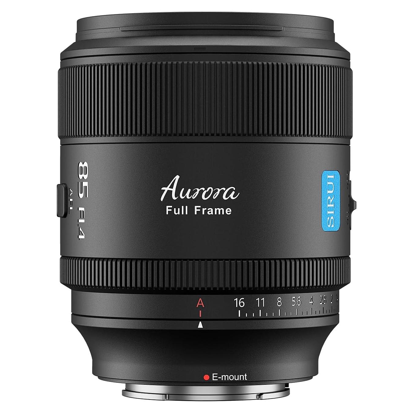 Lente SIRUI Aurora 85mm F1.4 para cámaras Sony E