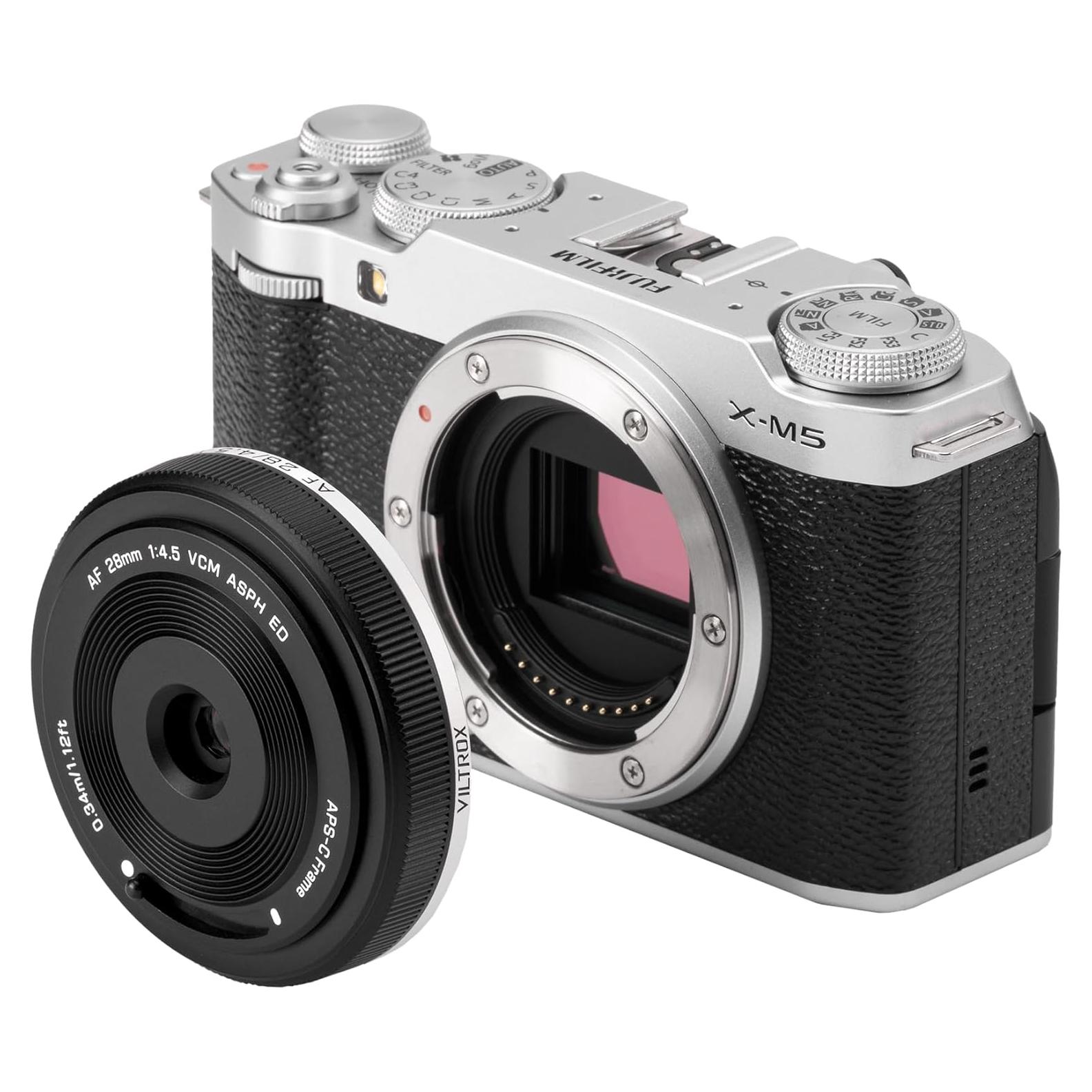 Lente Pancake VILTROX 28mm f4.5 para Fujifilm X