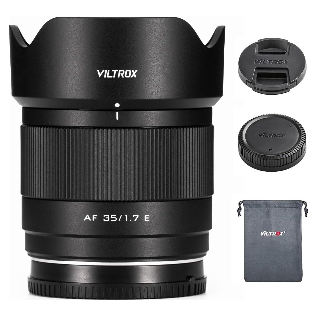Lente VILTROX 35mm f/1.7 E para cámaras Sony APS-C