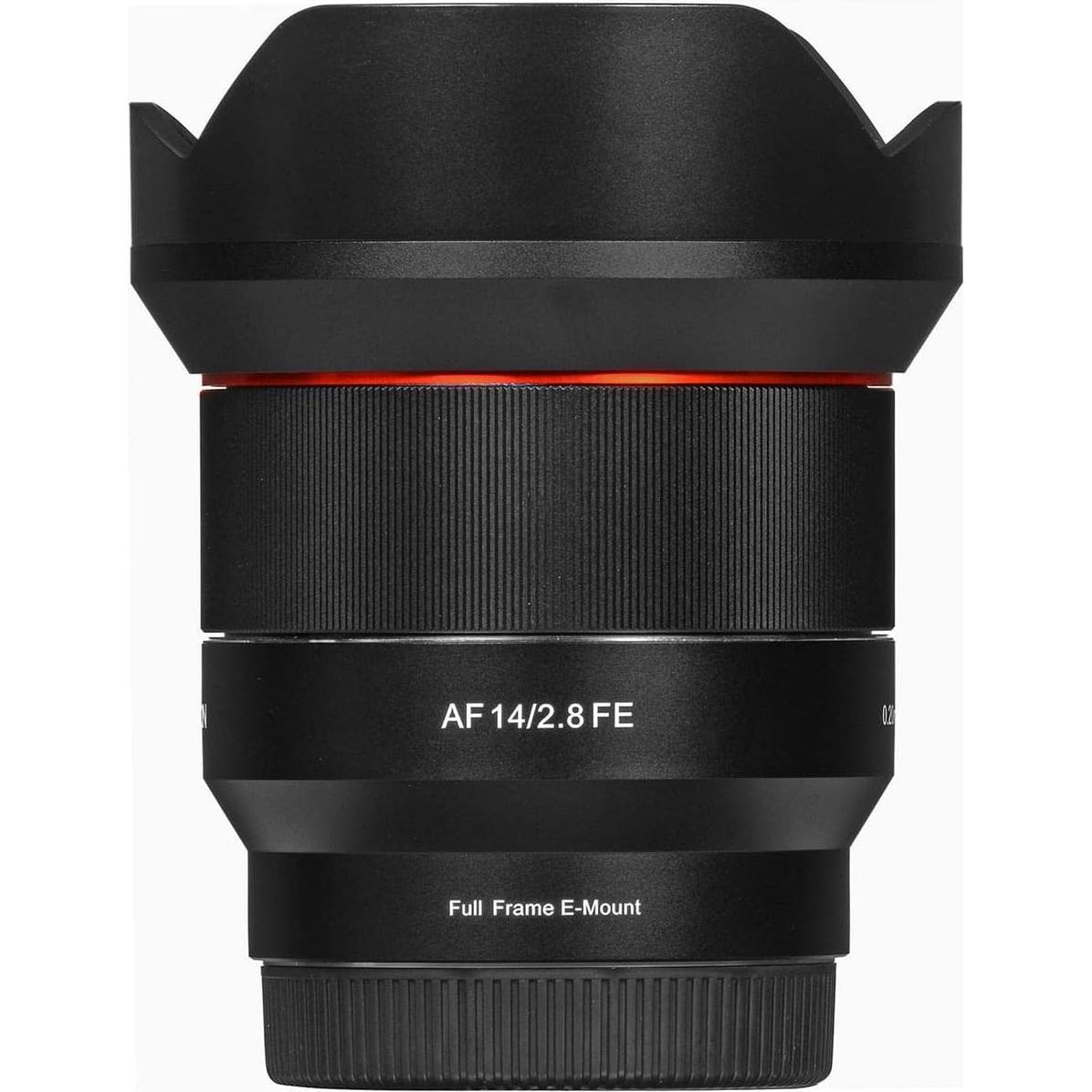 Lente Rokinon AF 14mm F2.8 para cámaras Sony E - Autoenfoque