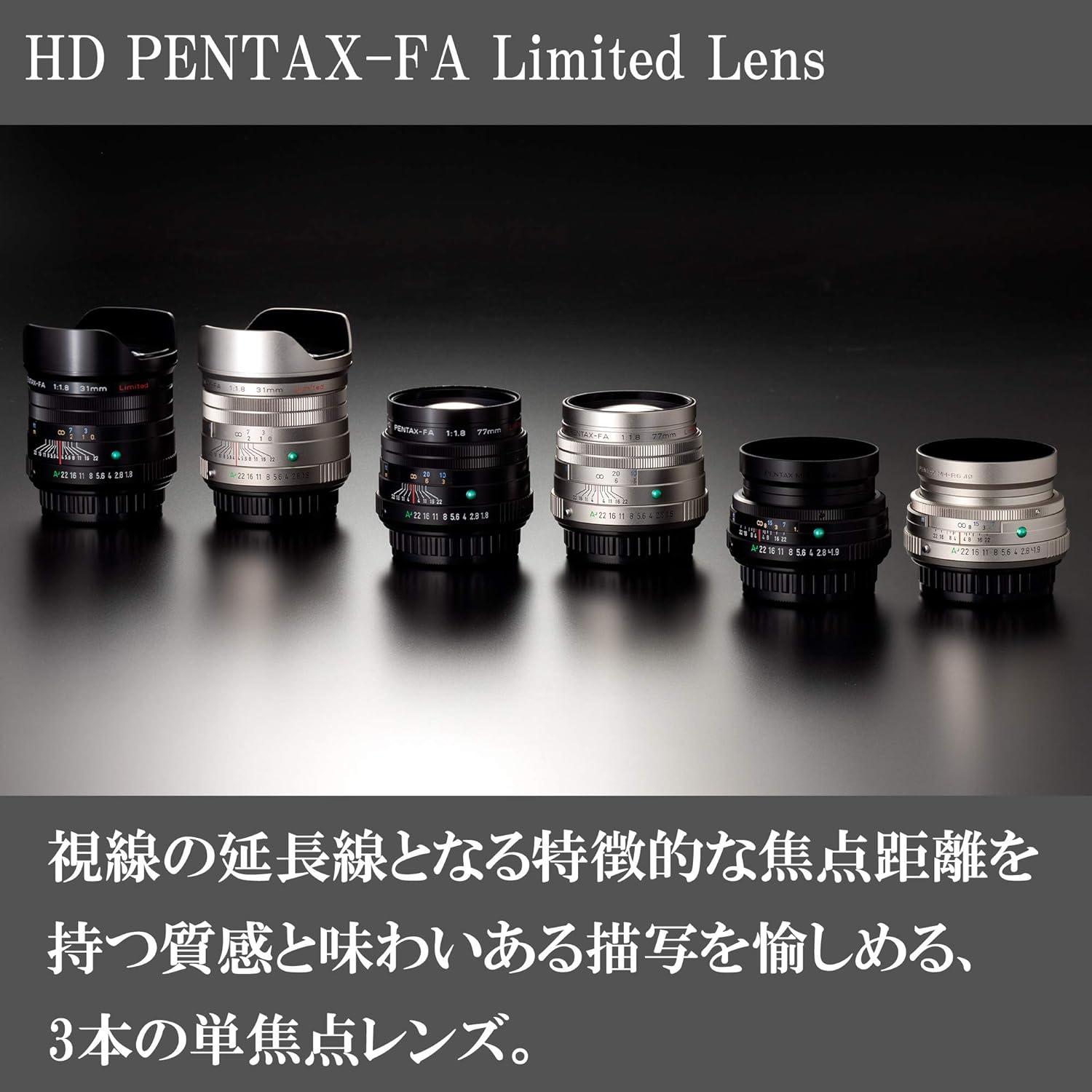 Lente Monofocal Pentax FA 43mm F1.9 Limitado Negro