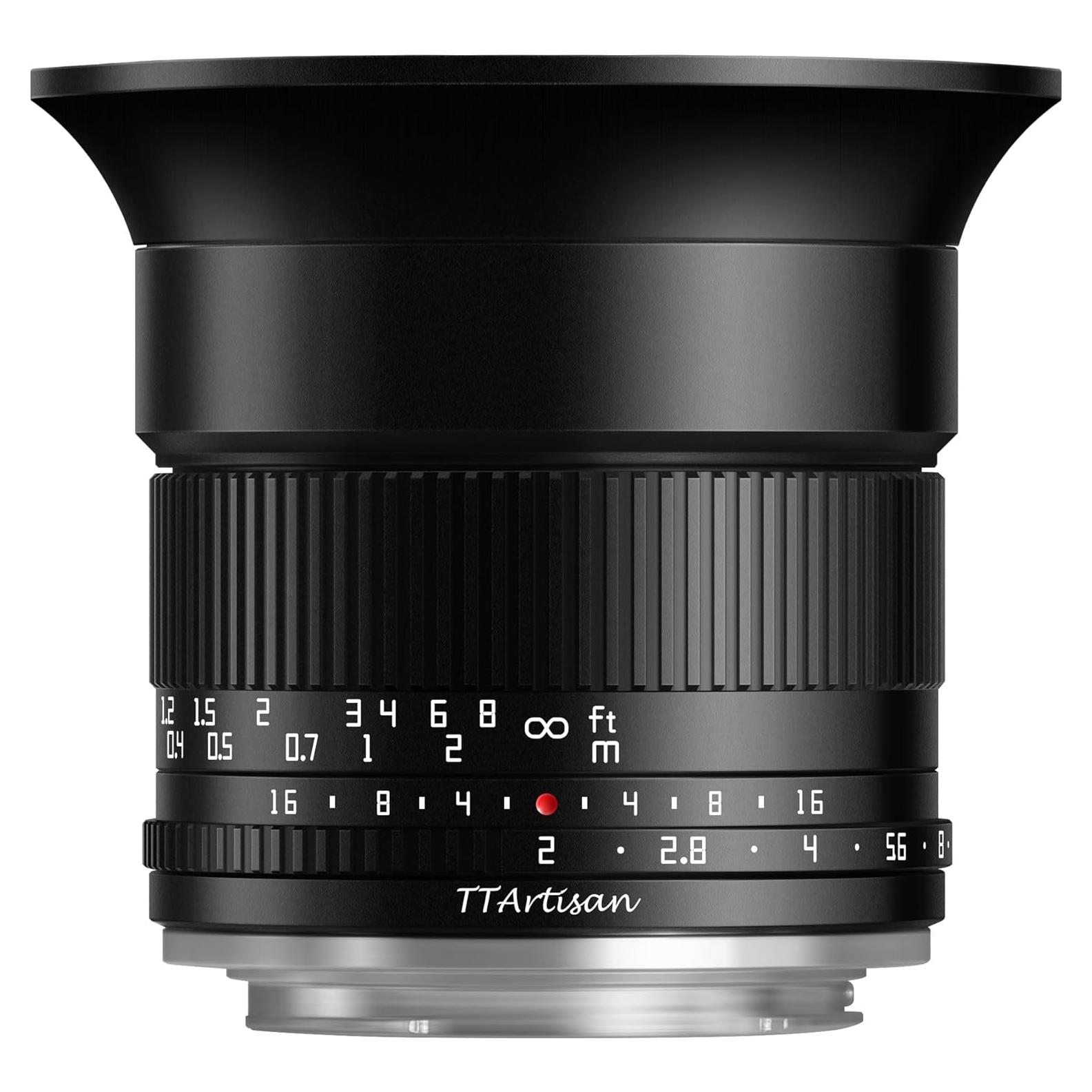Lente Ultra Gran Angular TTArtisan 10mm F2 para Canon RF