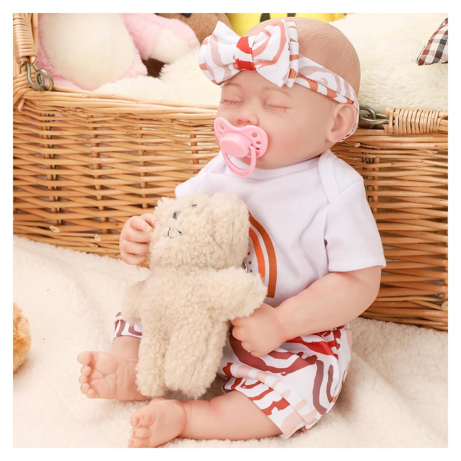 Muñeca Reborn Jirachi 46 cm Realista con Accesorios