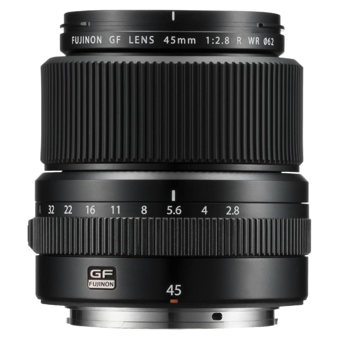 Lente Fujifilm GF45mm F2.8 R WR Gran Angular 490g