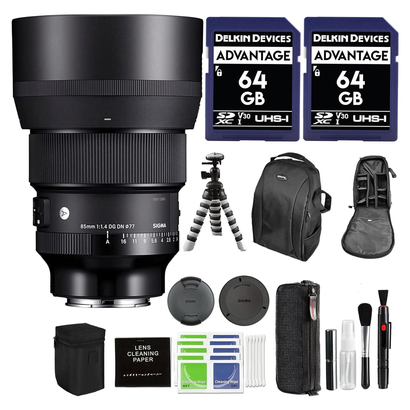 Lente Sigma 85mm F1.4 DG DN Art para Sony E - Accesorios Incluidos