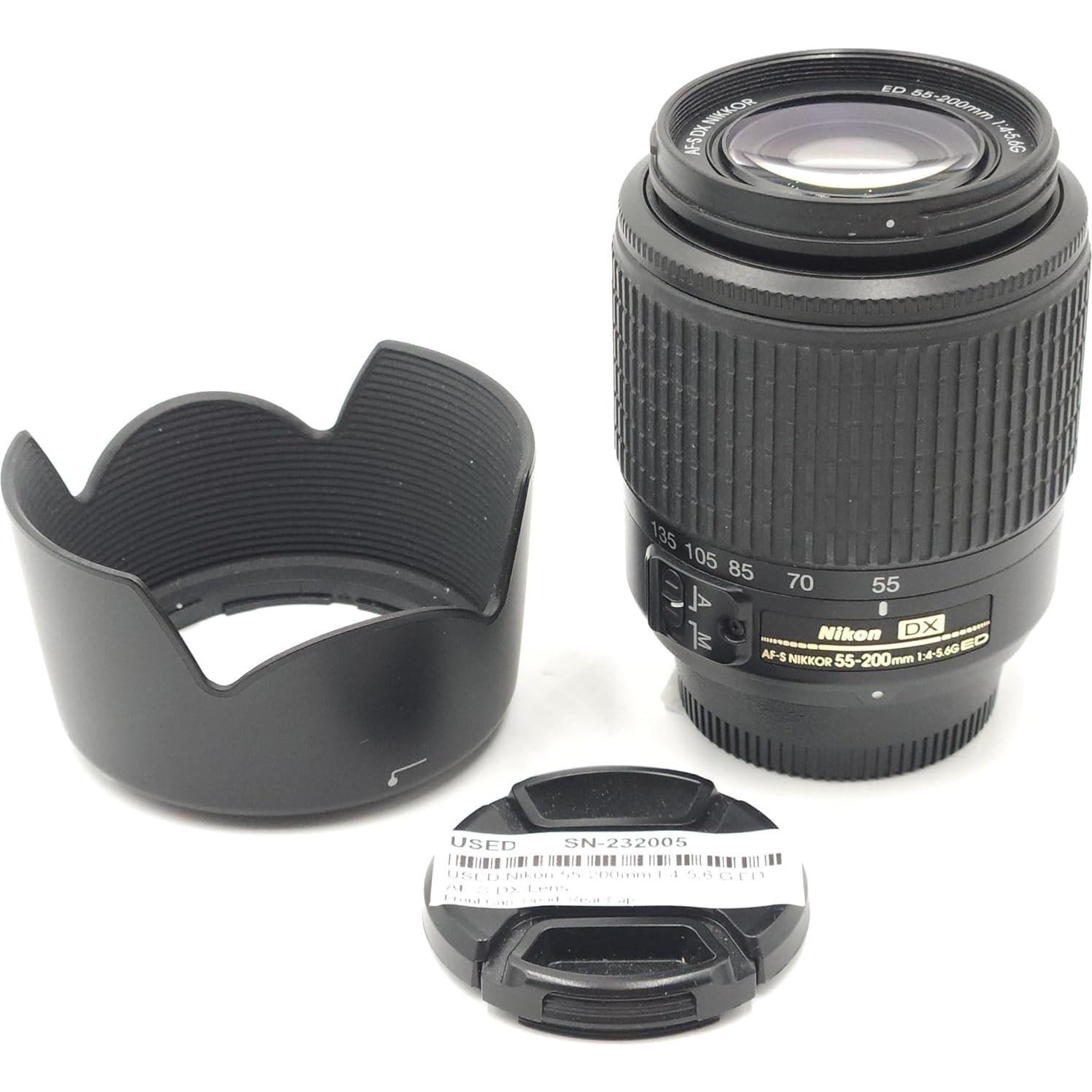 Objetivo Zoom Nikon 55-200mm f4-5.6G ED AF-S DX Nikkor