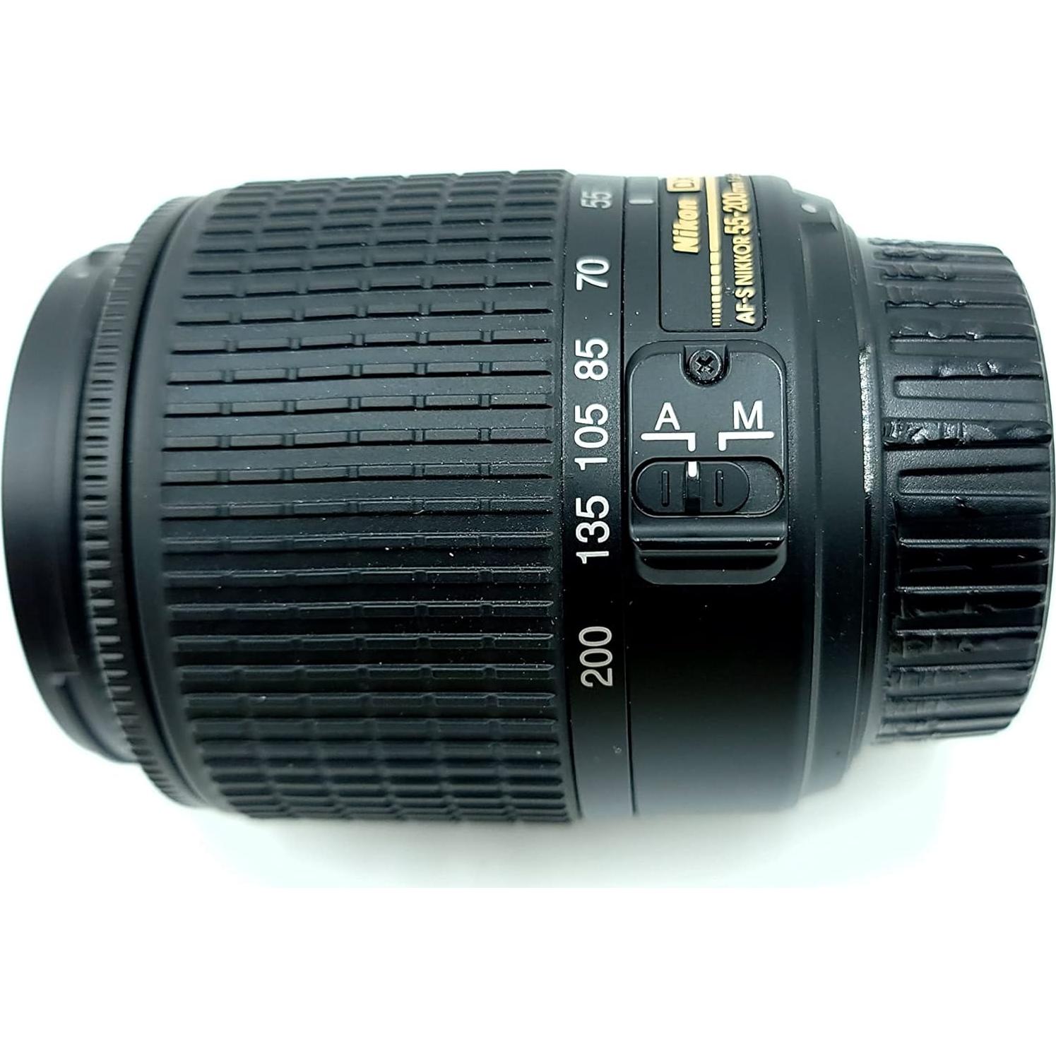 Objetivo Zoom Nikon 55-200mm f4-5.6G ED AF-S DX Nikkor