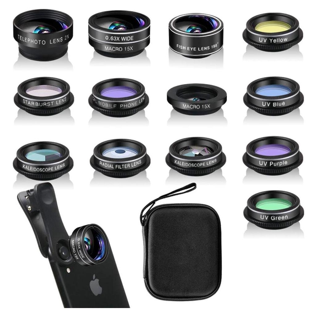 Kit de Lentes para Cámara de Teléfono Godefa 13 Piezas