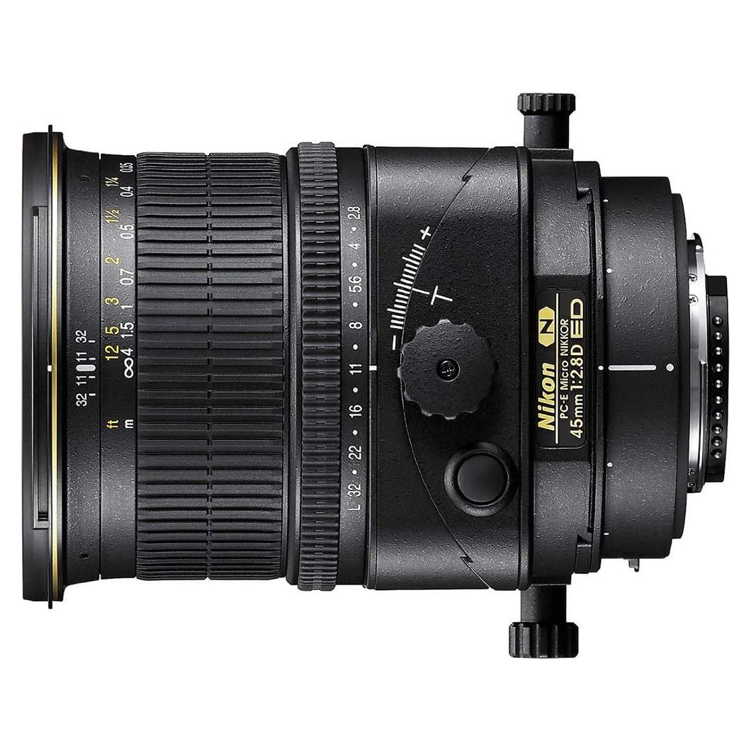Lente Nikon PC-E FX Micro NIKKOR 45mm f/2.8D ED para DSLR